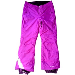 Columbia Arctic Trip Omni heat Women's snow ski pants in Magenta pink